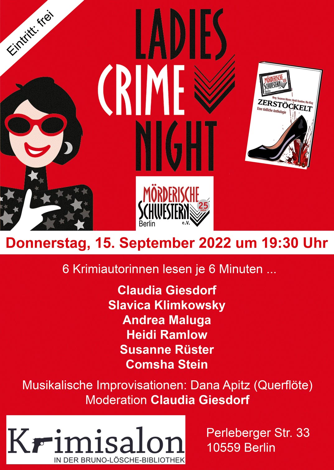Wir lieben Krimis! 6 Krimiautorinnen lesen je 6 Minuten